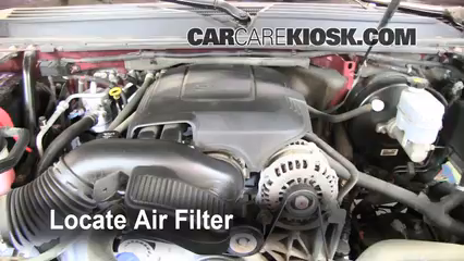 2008 GMC Yukon Denali 6.2L V8 Filtre à air (moteur) Contrôle